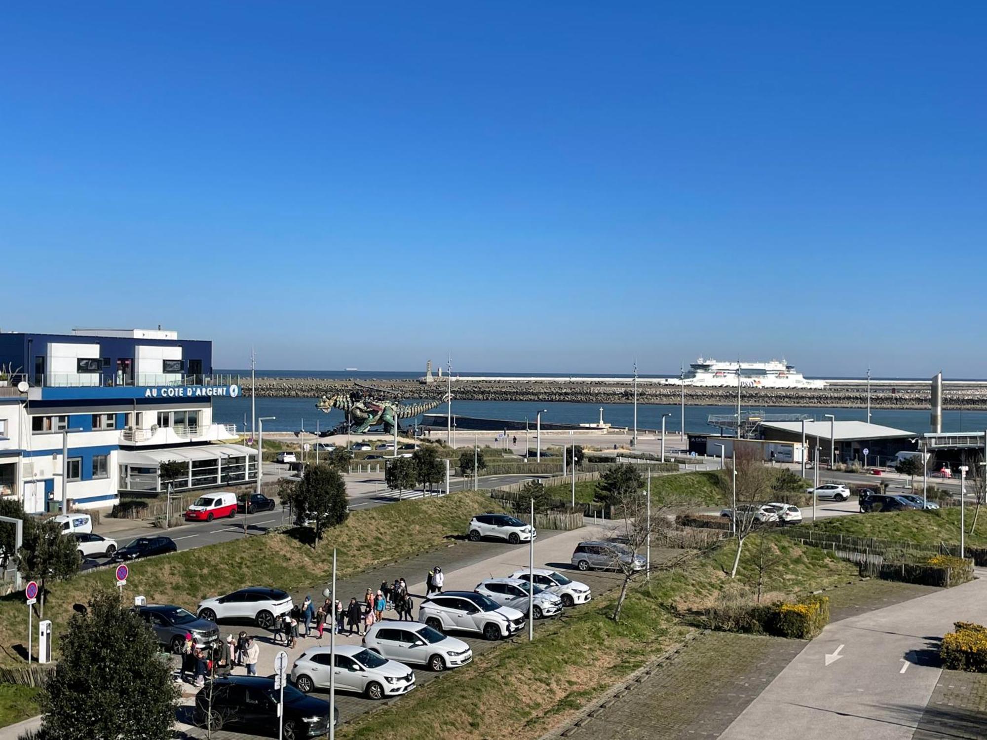 Studio Horizon Bleu, Vue Mer Calais Exterior foto